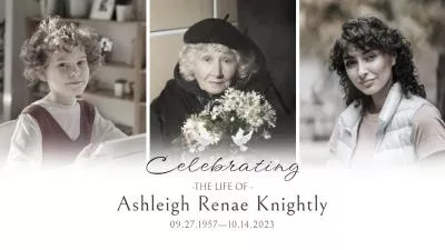  Retro Vintage Minimalist Memorial Tribute Funeral Collage Photo Slideshow