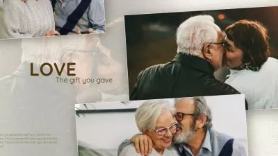 Romantic And Simple Flash Transition Love Story Poem Photo Collage Slideshow