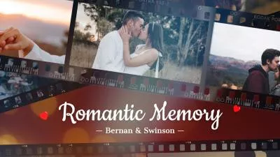 Romantic Film Wedding Anniversary Love Story Travel Memory Photo Slideshow