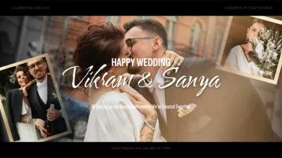  Romantic Happy Wedding Anniversary Love Story Life Memories Photo Collage Slideshow