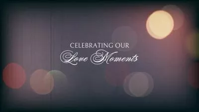 Romantic Wedding Slideshow Video