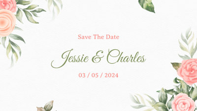Mariage Romantique Save the Date