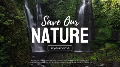 Save Nature Intro