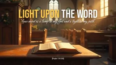 Scripture For Guidance And Direction Light Upon The Word Bible Quote Youtube Intro