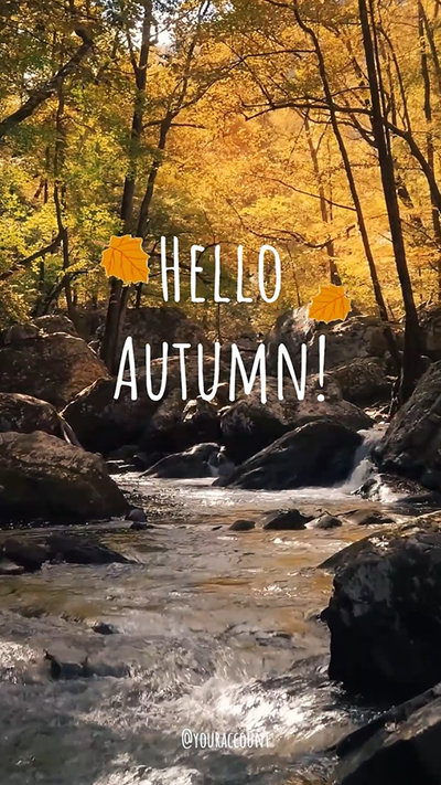 Simple Autumn Hello