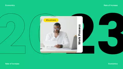 what is video clip presentation Simple Company Introduction White Green