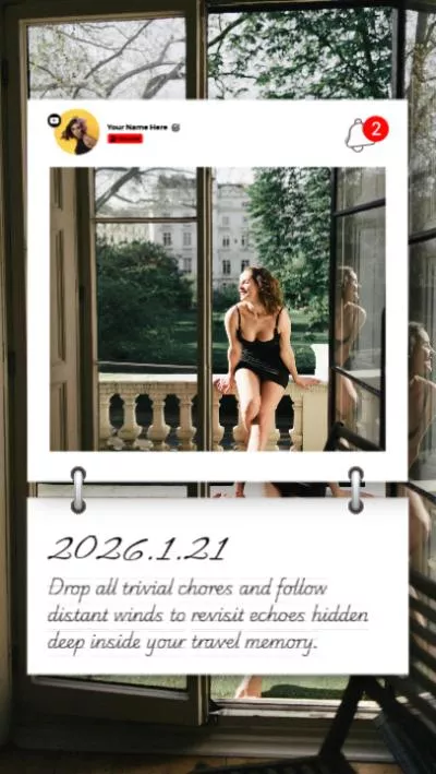 Simple Modern Captured Travel Journey Trip Moment Timeline Instagram Reel