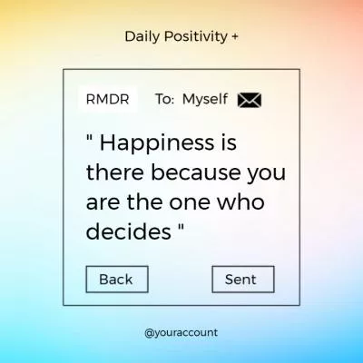 Simple Reminder Quote About Happy