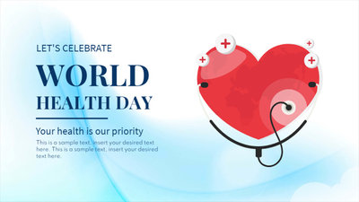 Simple Universal World Health Day Intro
