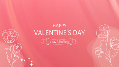 Simple Dia De San Valentin Diapositivas