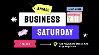Small Business Saturday Marketing Community Promo