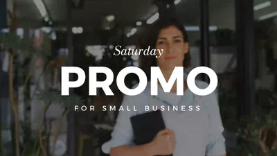 Small Business Saturday Promo