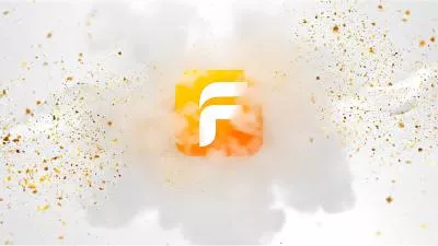 Smoke Effect Golden Business Ai Logo Animation Reveal Intro
