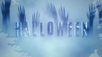 Spooky Ghost Hand Halloween Intro