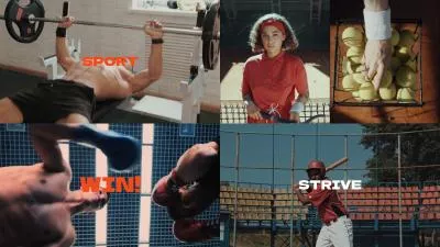  Sports Promo Ad Boxing Trailer Opening Fitness Fashion Logo Intro