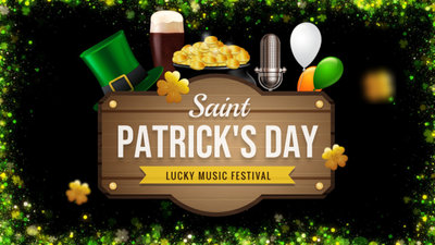 St Patrick Party Club Convite Promo