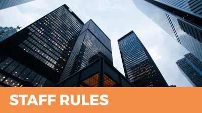 Staff Rules