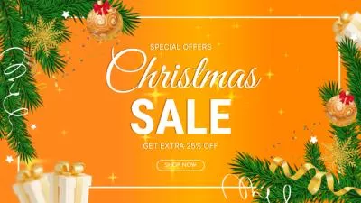 Star Effect Christmas Gift Goods Special Sale Slideshow