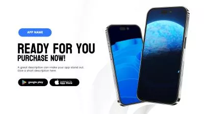 Stylish Tech App Mockup Promo