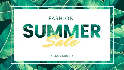 Summer Sale Fashion Intro