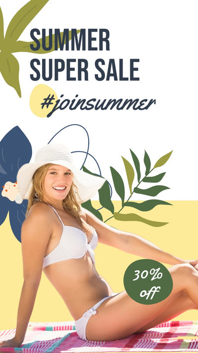 Promoción De Rebajas De Verano