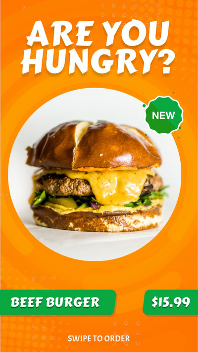 Tasty Burger New Promo Ad Instagram Reels