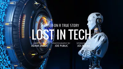 Trailer de filme de IA tecnológico