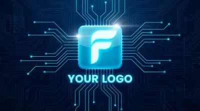 Technology Chip Logo Reveal Intro