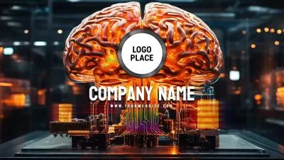  Technology Digital Background Tech Data Brain Business Logo Reveal Intro