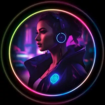  Technology Futuristic Game Colorful Circle Portrait Picture