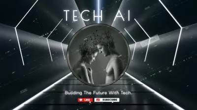Technology Line Tech Ai Speed Curve Youtube Logo Intro Outro