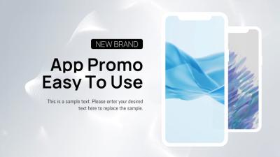 Technologie Mobile Mockup App Promo Präsentationsvideo