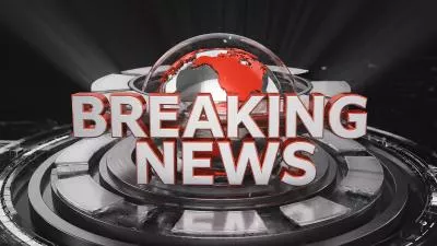 Technology Red Earth Rotate Breaking News Intro