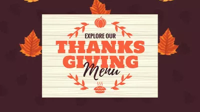 Thanksgiving Menü