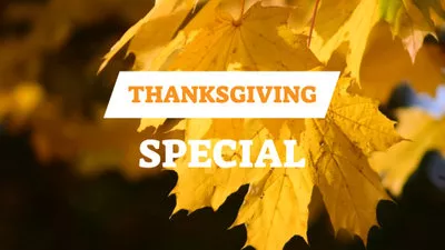 Thanksgiving Promotion