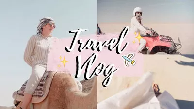 Voyage Vlog Collage Intro