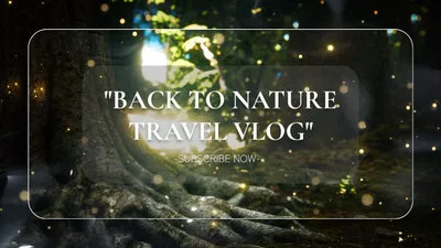 旅行ブログイントロ・アウトロYouTube自然森