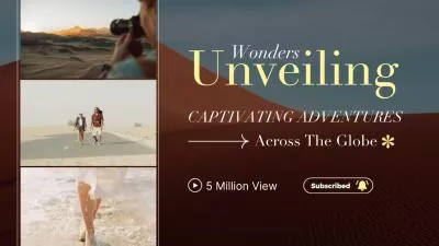 Travel Vlog Movie Youtube Collage Slideshow