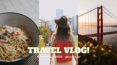 Reise Vlog Opener Collage