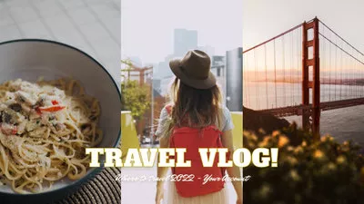  Travel Vlog Opener Collage