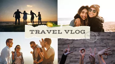 Travel With Friend Vlog Slideshow