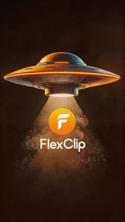 Ufo Spotlight Ai Logo Animation Reveal Intro