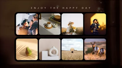 Universal Collage Slideshow Template