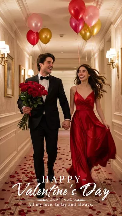 Valentine Evening Gown Change Tiktok Instagram