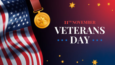 Veterans Day Horizontal Facebook Cover