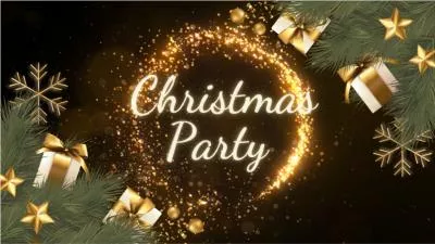 Christmas Party Invitation Vlogmas