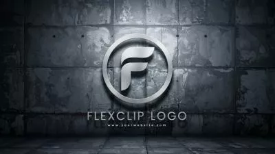 Wall Lightning Silver Ai Logo Animation Reveal Intro