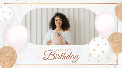 Boho Rainbow Birthday Invitation Video Animated Card – Easy Inviting