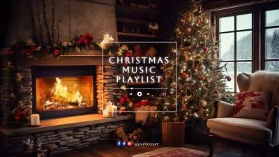 暖かい暖炉の冬の雰囲気のクリスマスホリデー音楽プレイリスト YouTube チャンネル紹介
