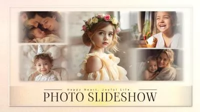  Warm Life Story Record Photo Memories Collage Family Friends Slideshow